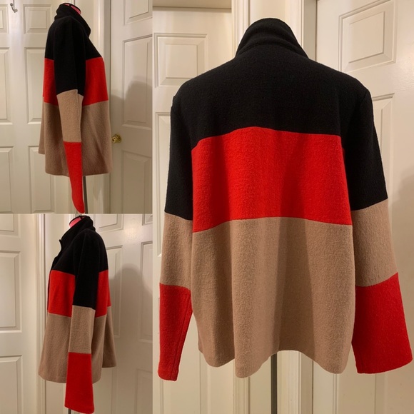 New Karl Lagerfeld Paris wool coatigan/sweater jacket - Picture 5 of 13